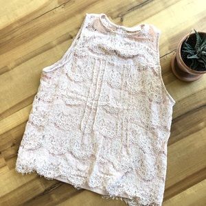 Sophie Rue | Lace Blush Top | Size M